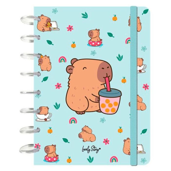 Cuaderno A5 Bubble Tea Capibara 0 Cuaderno A5 Bubble Tea Capibara 0
