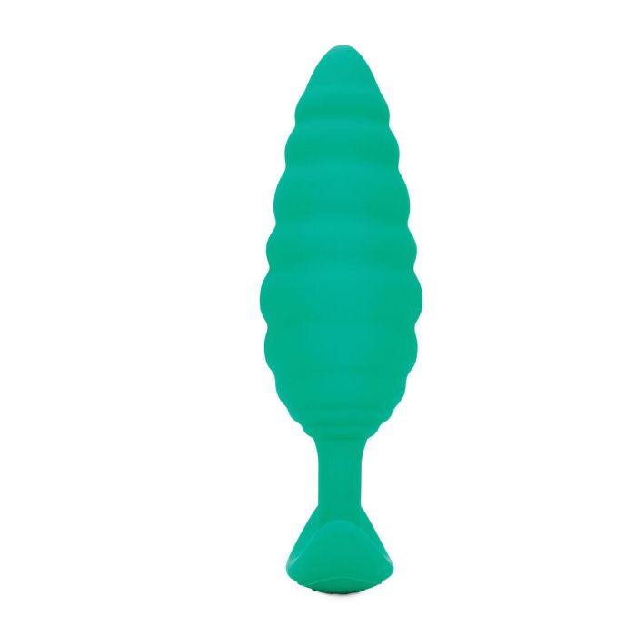 Plug Vibrador Anal B-Vibe Twist Texture Verde 4