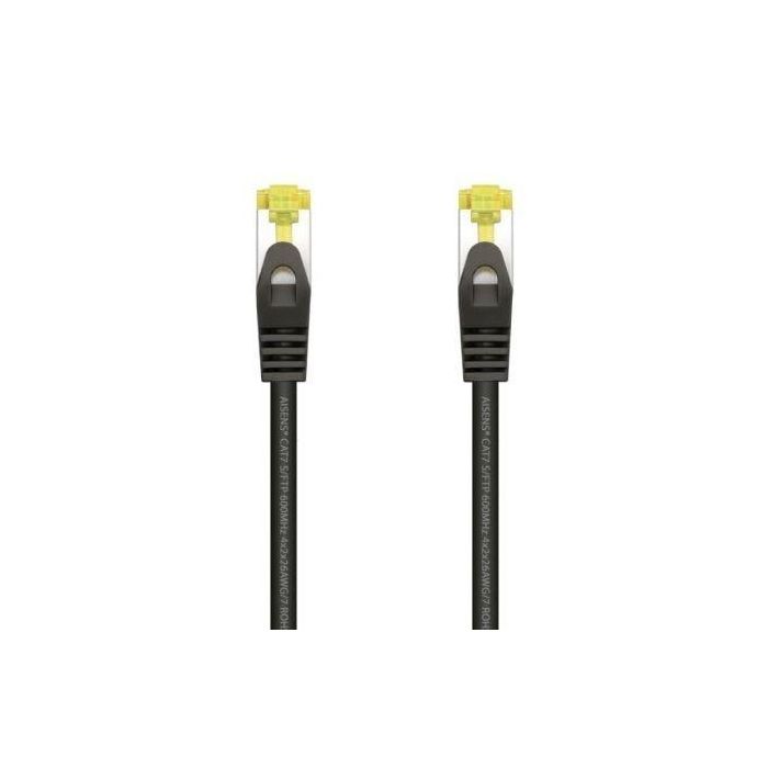 AISENS - CABLE DE RED LATIGUILLO RJ45 LSZH CAT.7 600 MHZ S/FTP PIMF AWG26, NEGRO, 0.5M AISENS - CABLE DE RED LATIGUILLO RJ45 LSZH CAT.7 600 MHZ S/FTP PIMF AWG26, NEGRO, 0.5M