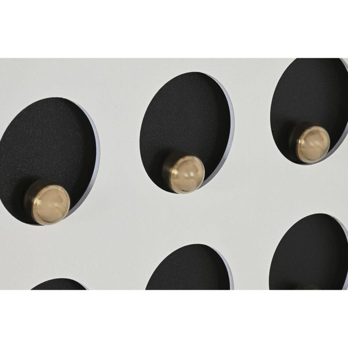 DKD Home Decor Cuadro Moderno Lienzo Negro Blanco Dorado 120x90x3.5 cm (2 Unidades) 2 DKD Home Decor Cuadro Moderno Lienzo Negro Blanco Dorado 120x90x3.5 cm (2 Unidades) 2