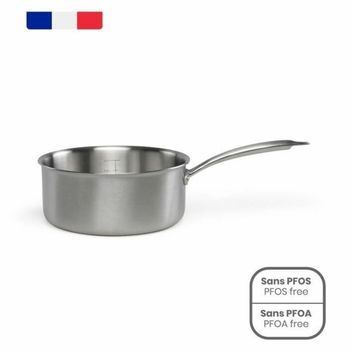 Brigade - Cacerola de acero inoxidable de 20 cm - LIVOO - MEP161 - Triplemente acero inoxidable - Apta para todo tipo de fuegos, incluida la inducción - Fabricada en Francia 5 Brigade - Cacerola de acero inoxidable de 20 cm - LIVOO - MEP161 - Triplemente acero inoxidable - Apta para todo tipo de fuegos, incluida la inducción - Fabricada en Francia 5