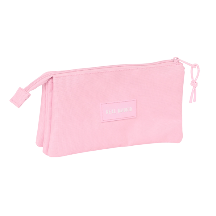 Safta Portatodo Triple Real Madrid Chica Rosa 22x12x3 cm 1