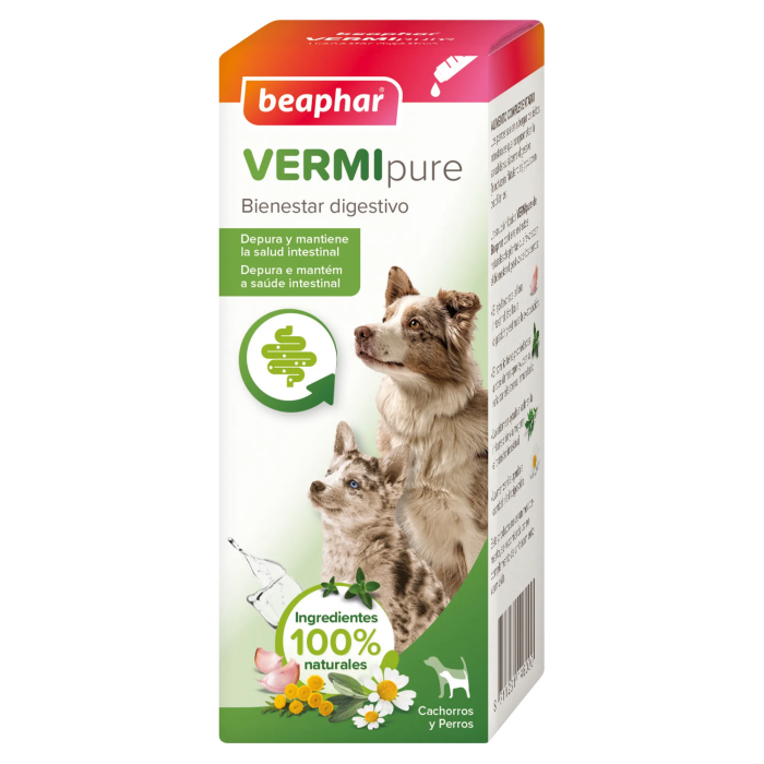 Beaphar Vermipure Solucion Liquida Natural Perros 50 mL