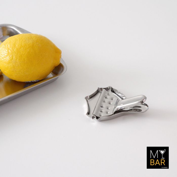 My Bar Exprimidor de Rodajas de Limón de Acero Inoxidable para Cócteles y Bebidas 16,1 cm (24 Unidades) 2
