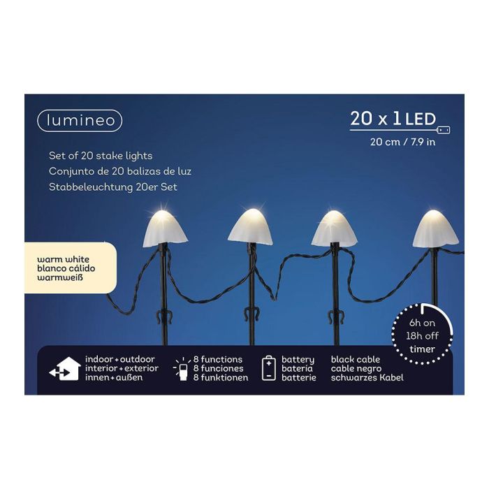 Estaca led con forma de seta con 8 funciones para exterior 491762 1 Estaca led con forma de seta con 8 funciones para exterior 491762 1