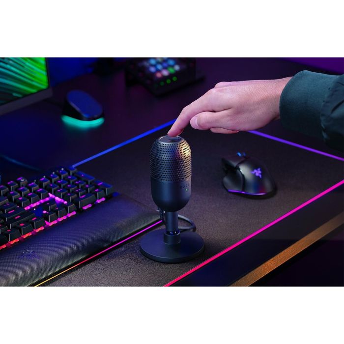 Razer Seiren V3 Mini Micrófono de Superficie para Mesa USB Tipo C Negro 7