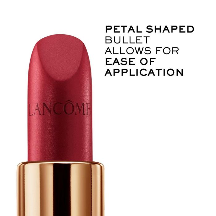 Lancôme #282 L'Absolu Rouge Intimatte Barra de Labios Mate Sedoso, Cómoda, Larga Duración 12h, 3.4g 3