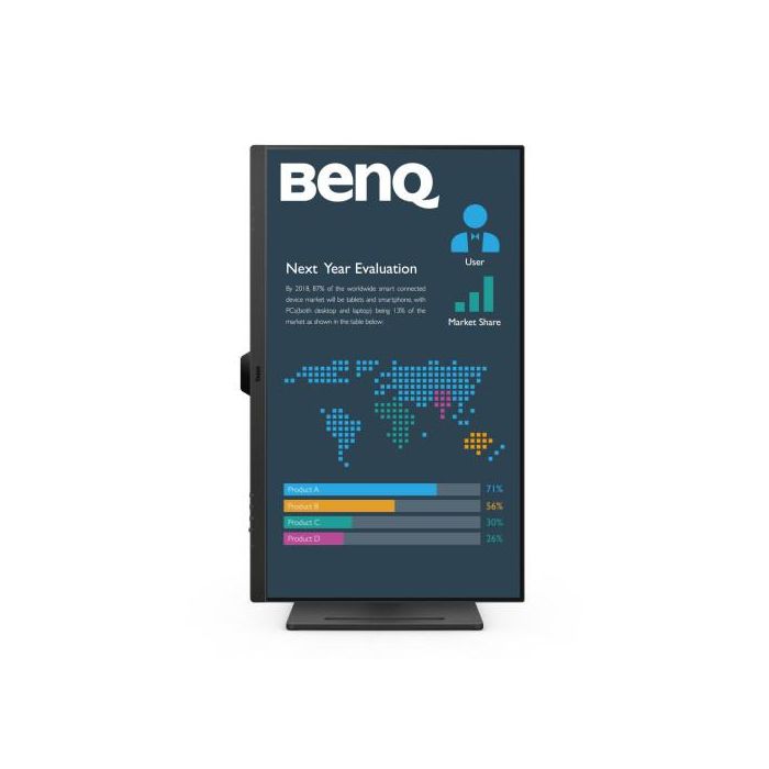 MONITOR BENQ BL2490, 23.8" IPS FHD, 100Hz, DP / 2x HDMI, ALTAVOCES, VESA, EYECARE 2