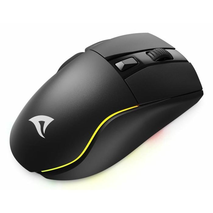 Sharkoon SGM50W Ratón Gaming Óptico Inalámbrico/Cable Dual Mode 6400 DPI. Iluminación RGB, Base de Carga, Batería 70h, Mano Derecha. 2