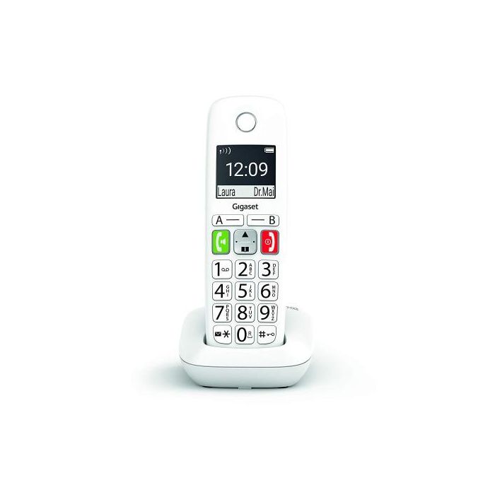 Gigaset Teléfono Inalámbrico E290 Blanco S30852-H2901-D202 1