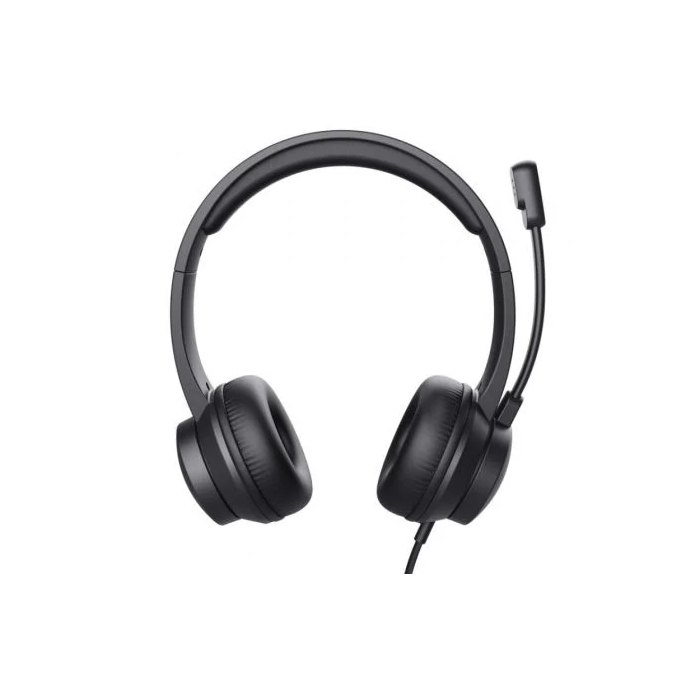 Trust Auriculares Estéreo con Cable USB y Micrófono Ajustable Negro