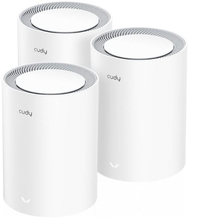 Cudy AX3000 Wi-Fi 6 Mesh 2.5G Solution - Pack de 3 0 Cudy AX3000 Wi-Fi 6 Mesh 2.5G Solution - Pack de 3 0
