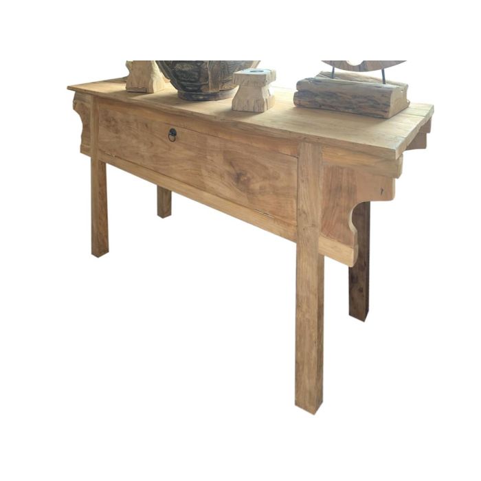 Consola Item Home DKD Home Decor Natural 38 x 80 x 120 cm 1