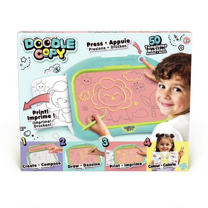 Canal Toys Pizarra Impresora Doodle Copy para dibujar, imprimir y colorear +4 años - Incluye 35 Plantillas y Crayones (40x33x6 cm) 6 Canal Toys Pizarra Impresora Doodle Copy para dibujar, imprimir y colorear +4 años - Incluye 35 Plantillas y Crayones (40x33x6 cm) 6