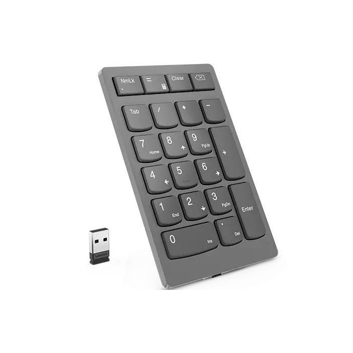 Teclado numérico Lenovo 4Y41C33791 Negro Gris 1 Teclado numérico Lenovo 4Y41C33791 Negro Gris 1