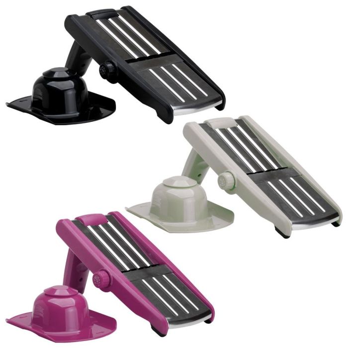 Cook Concept Rallador Mandolina con Selección de Corte y Rueda Ajustable Medidas 23.5x13 cm 2