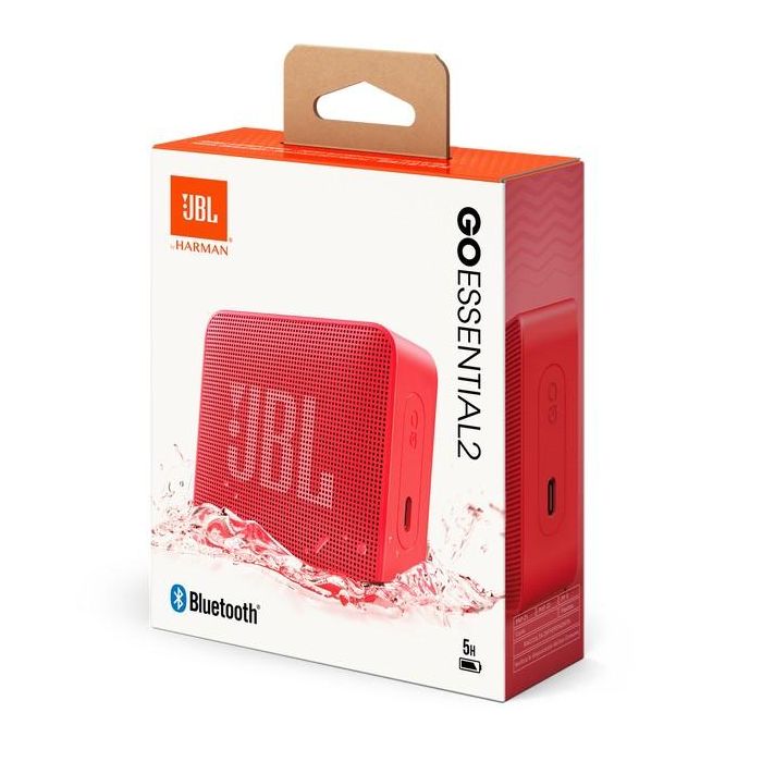 JBL GO Essential 2, tragbarer Bluetooth-Lautsprecher, rot 8
