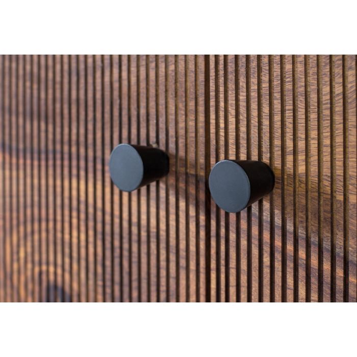 GINER Y COLOMER Consola de Madera de Palisandro y Metal Marrón, 90x40x80 cm 4