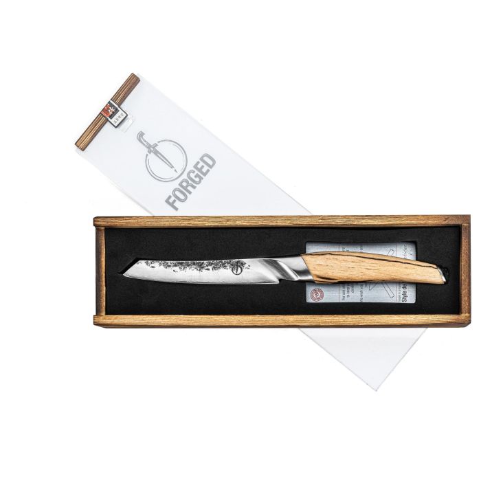 Cuchillo de cocina - FORJADO - KATAI - Acero VG10 - Mango de madera de raíz - 12,5 cm de largo 1