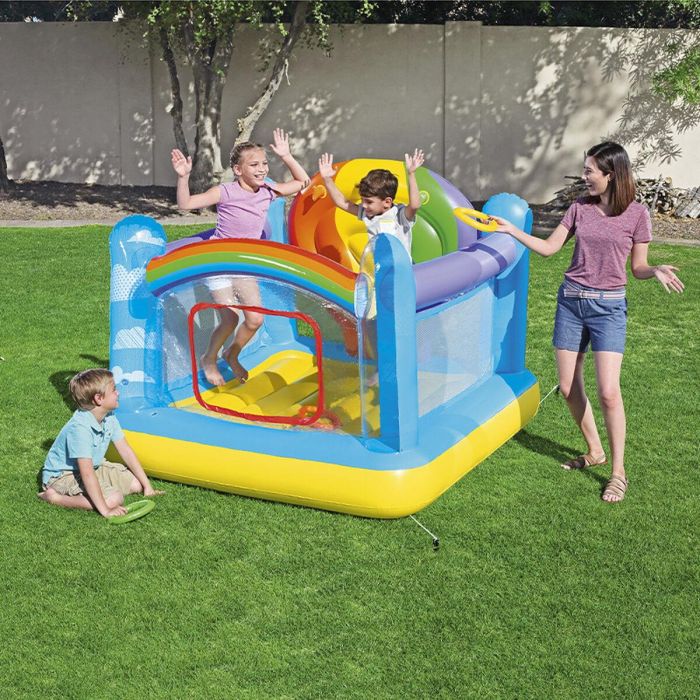 Bestway Saltador Hinchable Juegos Aros 175x173x137 cm +3 Años Jardin 52269 21