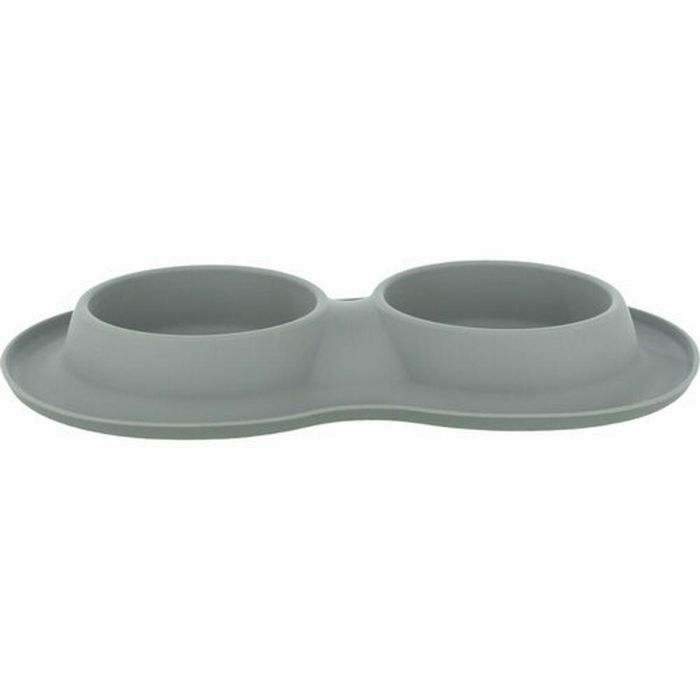 Comedero para Perro Trixie Gris Acero Inoxidable Ø 16 cm Doble 2 × 0,4 L 40 × 5 × 23 cm (2 Unidades) 5 Comedero para Perro Trixie Gris Acero Inoxidable Ø 16 cm Doble 2 × 0,4 L 40 × 5 × 23 cm (2 Unidades) 5