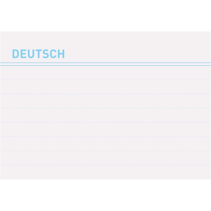 Herlitz Karteikarte A8 Vokabeln liniert weiß Bl.Engel 100er 6
