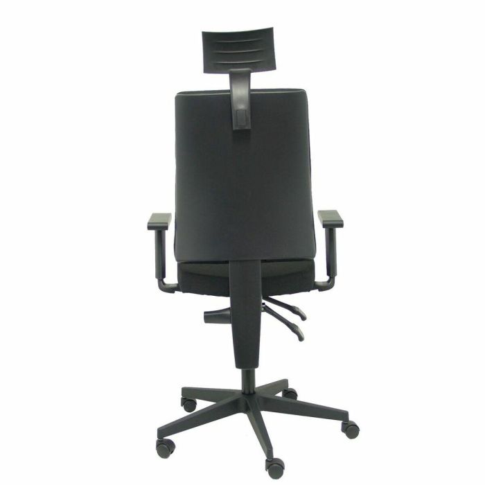 Silla de Oficina con Cabecero Lezuza Piqueras y Crespo 322NECC Negro 1 Silla de Oficina con Cabecero Lezuza Piqueras y Crespo 322NECC Negro 1