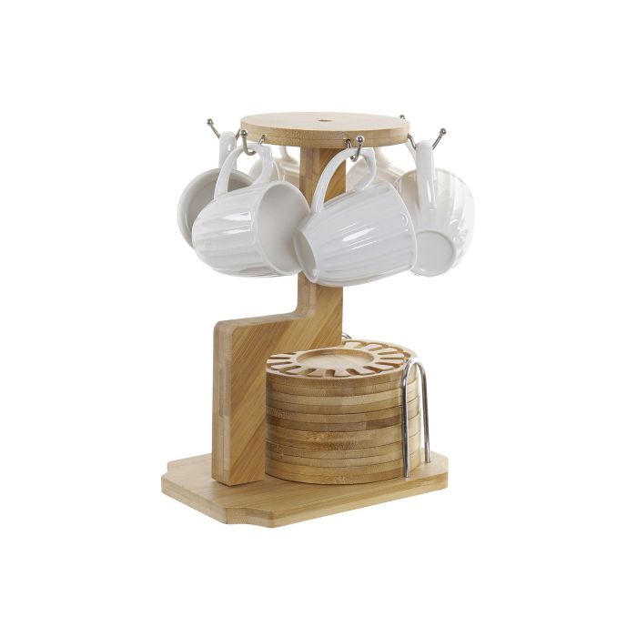 Cafe Basicos DKD Home Decor Blanco 18 x 22 x 18 cm Set de 6 (2 Unidades) 0 Cafe Basicos DKD Home Decor Blanco 18 x 22 x 18 cm Set de 6 (2 Unidades) 0