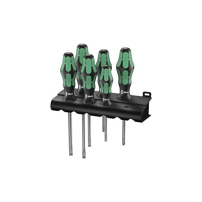 Wera 334/355/6 Kraftform Plus Lasertip Schraubendrehersatz 0 Wera 334/355/6 Kraftform Plus Lasertip Schraubendrehersatz 0