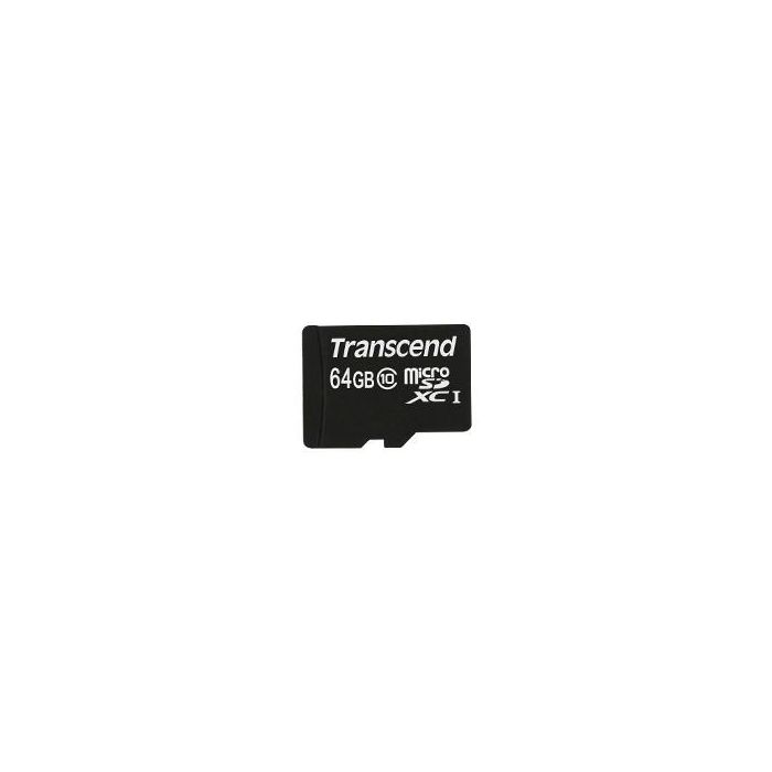 CARD microSD Card 64GB Transcend SDXC Class10 w/adapter 2