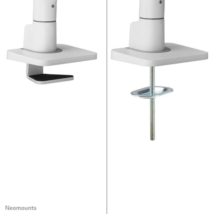 Neomounts DS75S-950WH2 Soporte de Escritorio Full-Motion para 2 Monitores 17-32" con Resorte de Gas, Blanco 7