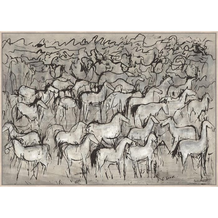 Cuadro Oriental DKD Home Decor Beige Negro 4 x 100 x 140 cm 0 Cuadro Oriental DKD Home Decor Beige Negro 4 x 100 x 140 cm 0