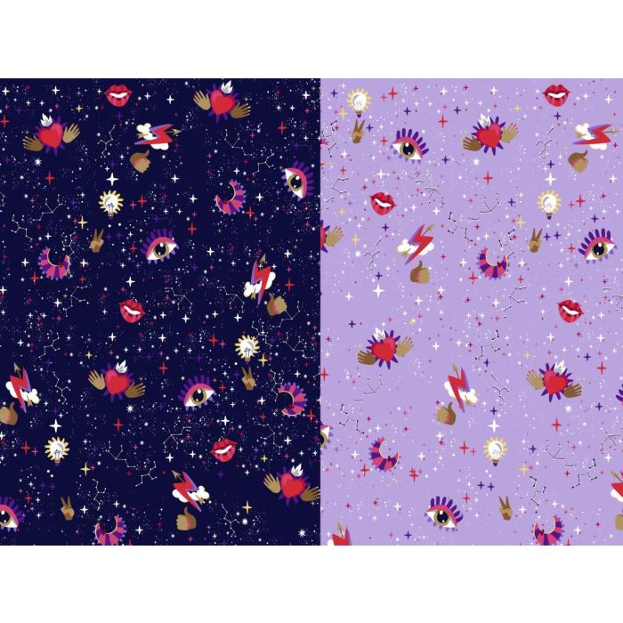 DKD Home Decor Estuche Moderno Impermeable Nylon Poliéster PU Lila Rosa Multicolor 2,5 x 9,5 x 22,5 cm Pack 12 Unidades Surtido Aleatorio 1