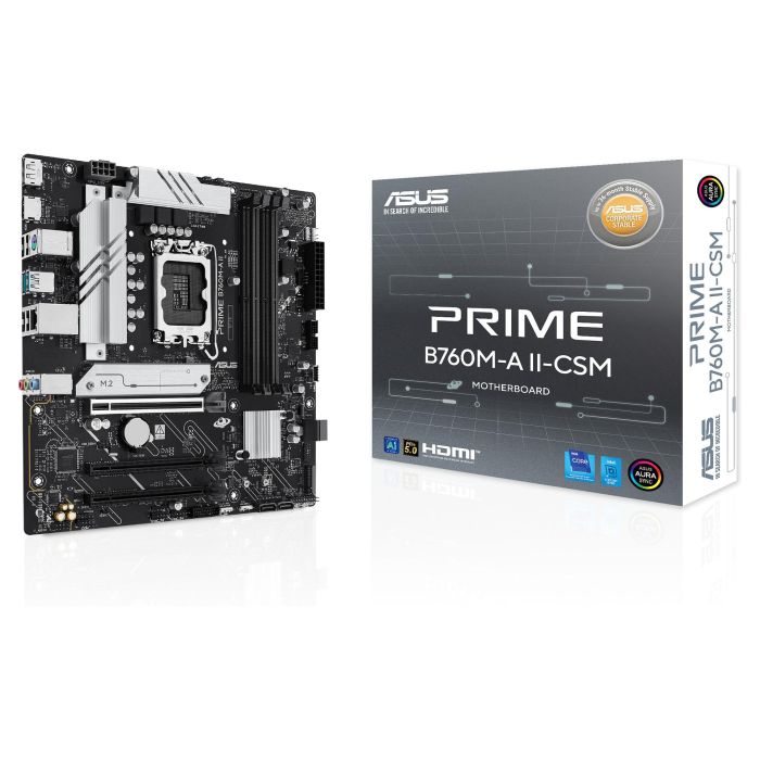 ASUS PRIME B760M-A II-CSM Placa Base para Intel LGA 1700 DDR5 6