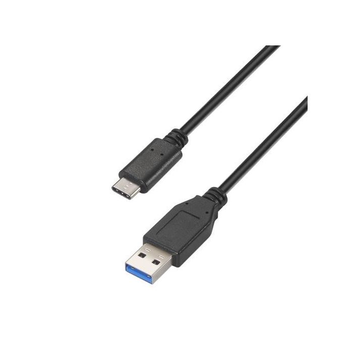 Aisens Cable Usb 3.1 gren2 10 grbps 3A Tipo Usb-C-M - A-M Negro 1,0M