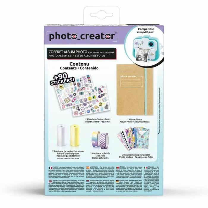PHOTO CREATOR - Caja de Álbum de Fotos para Cámara de Impresión Instantánea - Compatible con Photo Creator - CLK 007 - Canal Toys 5 PHOTO CREATOR - Caja de Álbum de Fotos para Cámara de Impresión Instantánea - Compatible con Photo Creator - CLK 007 - Canal Toys 5