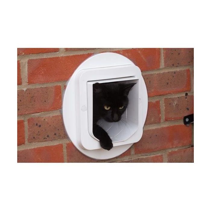 Solapa para gatos con chip electrónico SUREFLAP Large Connect - Blanco - Para gatos y perros 2 Solapa para gatos con chip electrónico SUREFLAP Large Connect - Blanco - Para gatos y perros 2