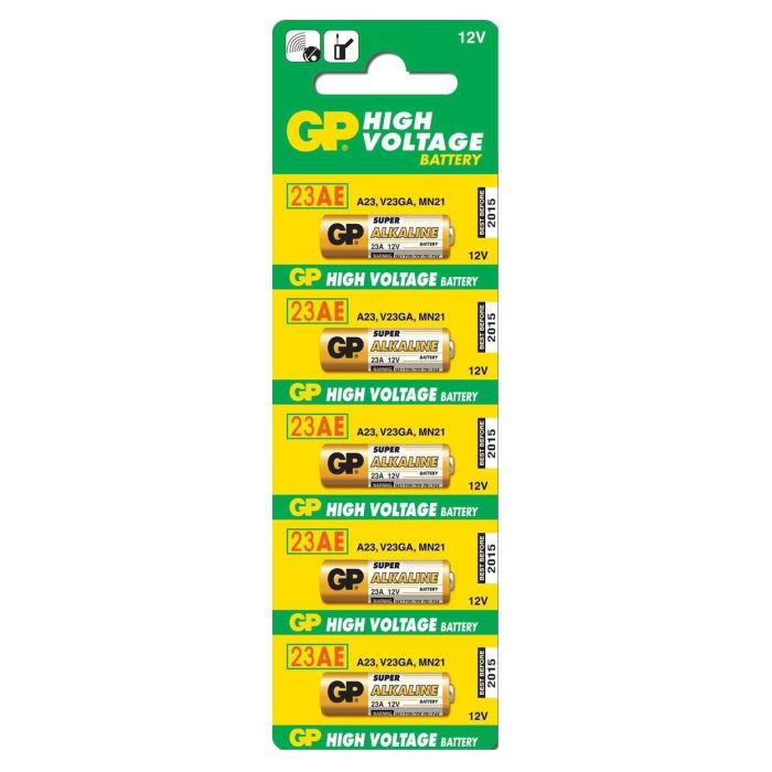 GP High Voltage Battery- 23A, 5-pack 1 GP High Voltage Battery- 23A, 5-pack 1