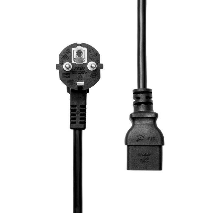 ProXtend Power Cord Schuko Angled to C19 1M ProXtend Power Cord Schuko Angled to C19 1M