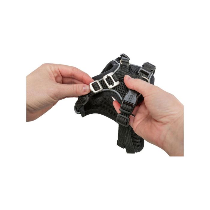 Arnés para Perro Trixie Premium FlexMesh Negro S-M 10