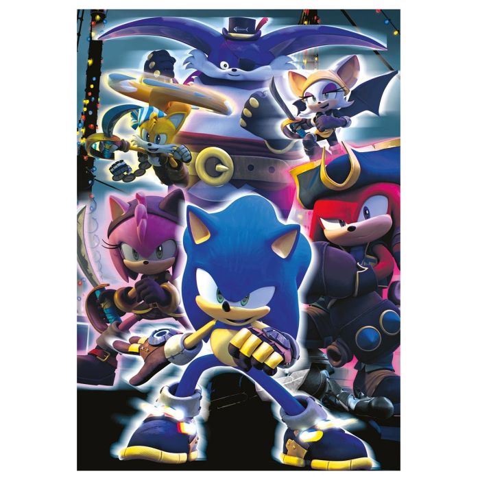 Educa 19630 Puzzle 300 Piezas Sonic Neon Brilla Oscuridad 40x28 cm +8 Años 2 Educa 19630 Puzzle 300 Piezas Sonic Neon Brilla Oscuridad 40x28 cm +8 Años 2