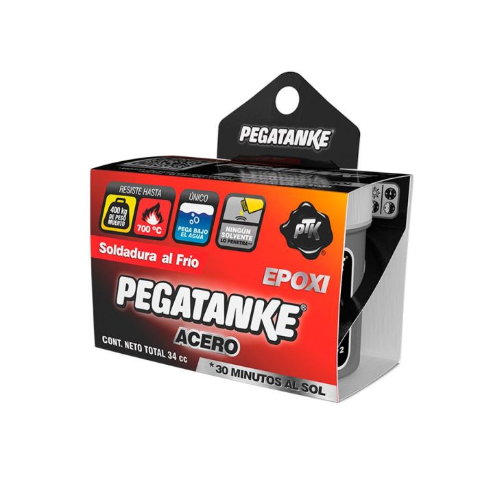 Pegatanke Epoxico acero negro 32 ml