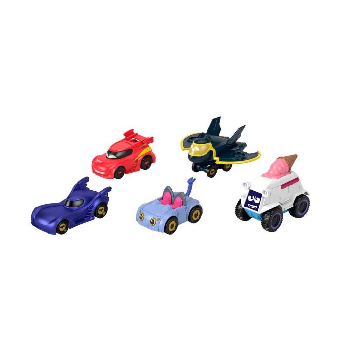 Pack 5 Coches Batwheels Hml20 Fisher Price 1