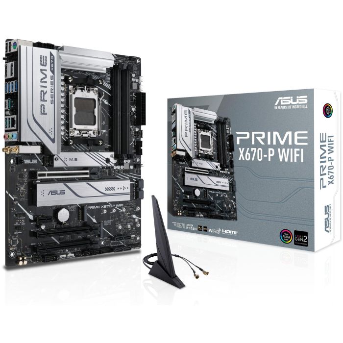 ASUS Placa Base Prime X670-P Wi-Fi AM5 DDR5 0 ASUS Placa Base Prime X670-P Wi-Fi AM5 DDR5 0
