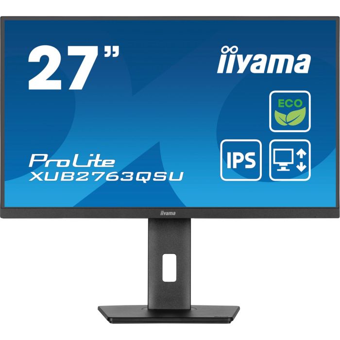 iiyama ProLite XUB2763QSU-B1 Monitor 27" QHD 1440p IPS 100Hz 2ms Negro 1 iiyama ProLite XUB2763QSU-B1 Monitor 27" QHD 1440p IPS 100Hz 2ms Negro 1