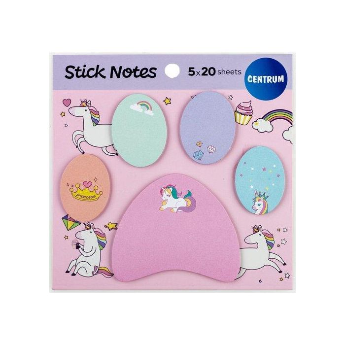 Banderitas Adhesivas Centrum Unicorn Pack De 5