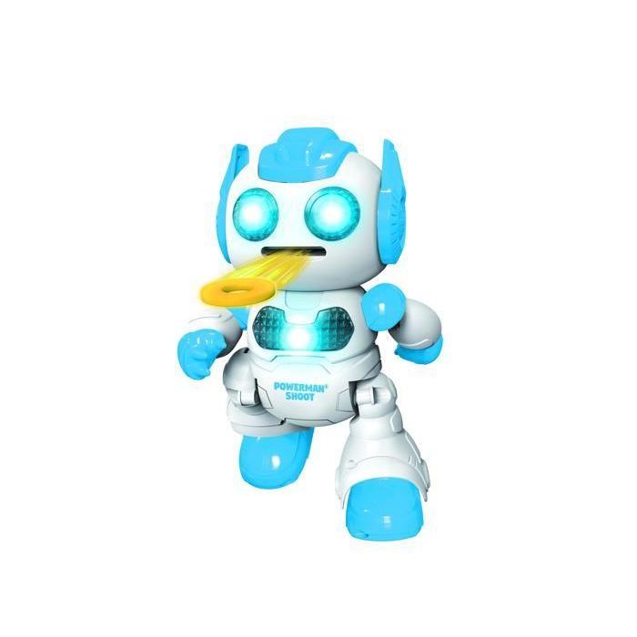 Lexibook AAABS07539 Robot Programable Powerman Shoot con Baile, Música, Demostración, Control Remoto y Discos de Espuma 4