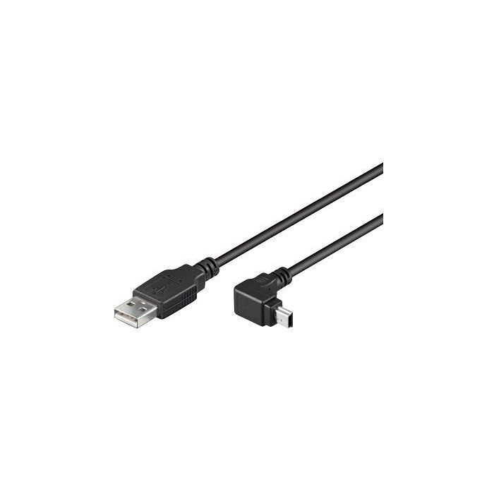 MicroConnect Cable USB 2.0 de 2m para Dispositivos Externos con Conector Mini USB Tipo B 5 Pines - 480 Mbps MicroConnect Cable USB 2.0 de 2m para Dispositivos Externos con Conector Mini USB Tipo B 5 Pines - 480 Mbps