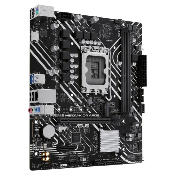 ASUS PRIME H610M-K D4 ARGB Placa Base Intel LGA 1700 DDR4 mATX 2 ASUS PRIME H610M-K D4 ARGB Placa Base Intel LGA 1700 DDR4 mATX 2