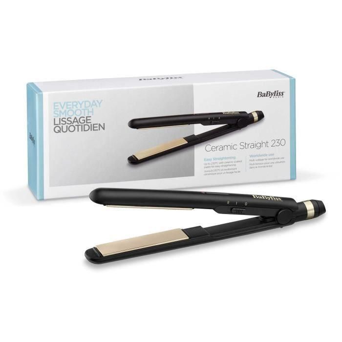 Plancha de Pelo Babyliss Ceramic Straight 230 1